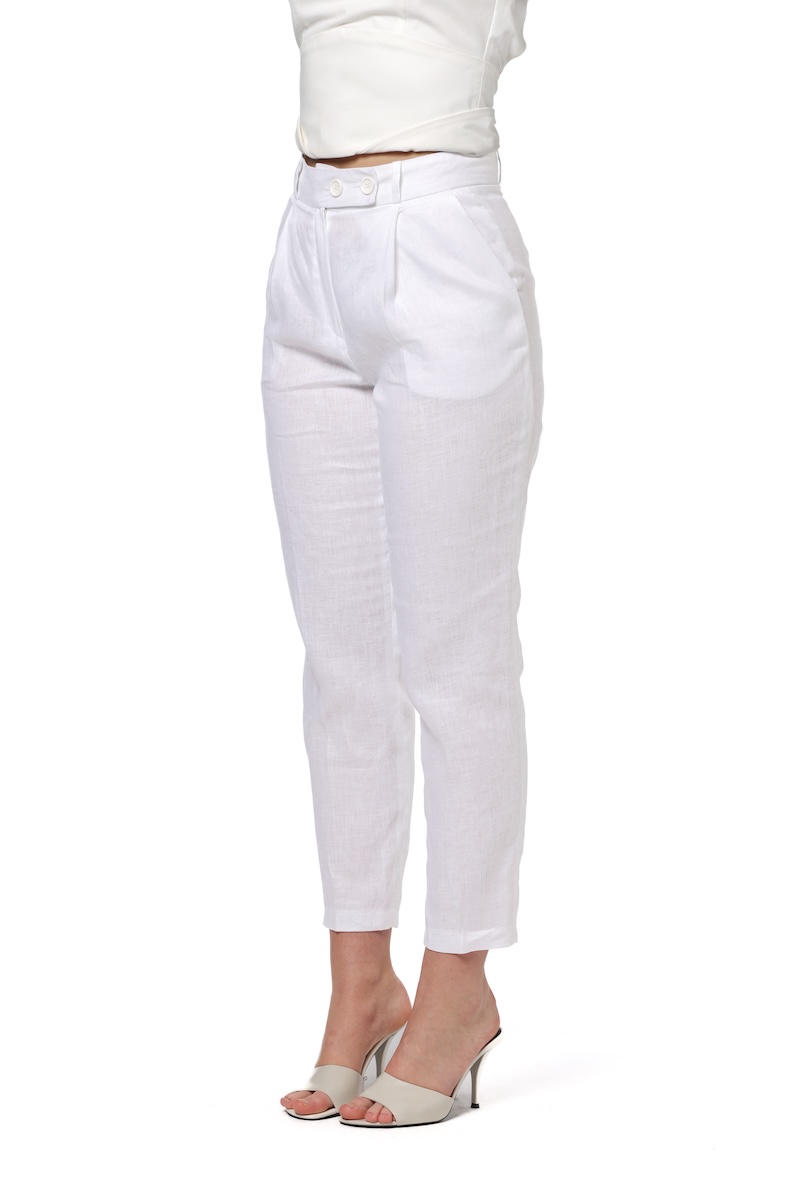 leslie-pants-white-hi LESLIE - Image 1